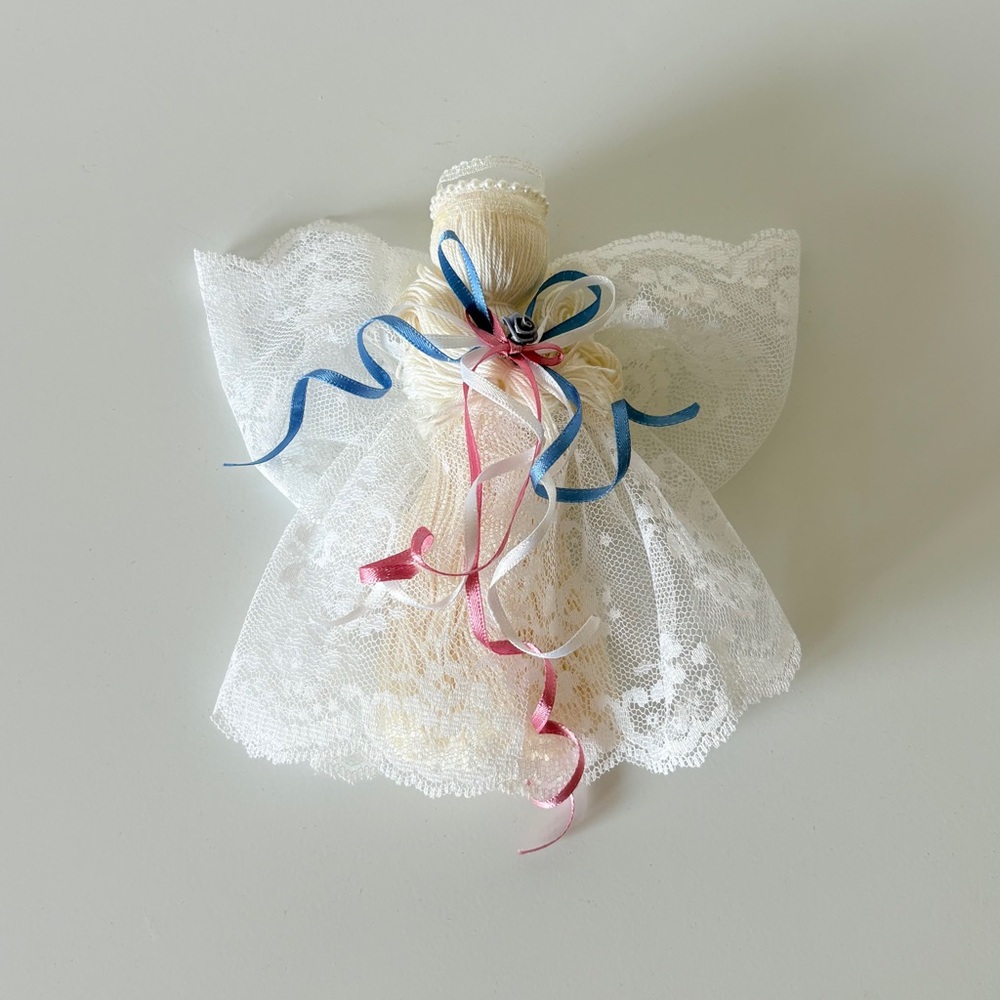 Handmade Lace Angel Doll Christmas Decoration Ornament